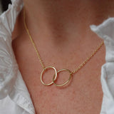 Loulerie Interlinking Circle Necklace
