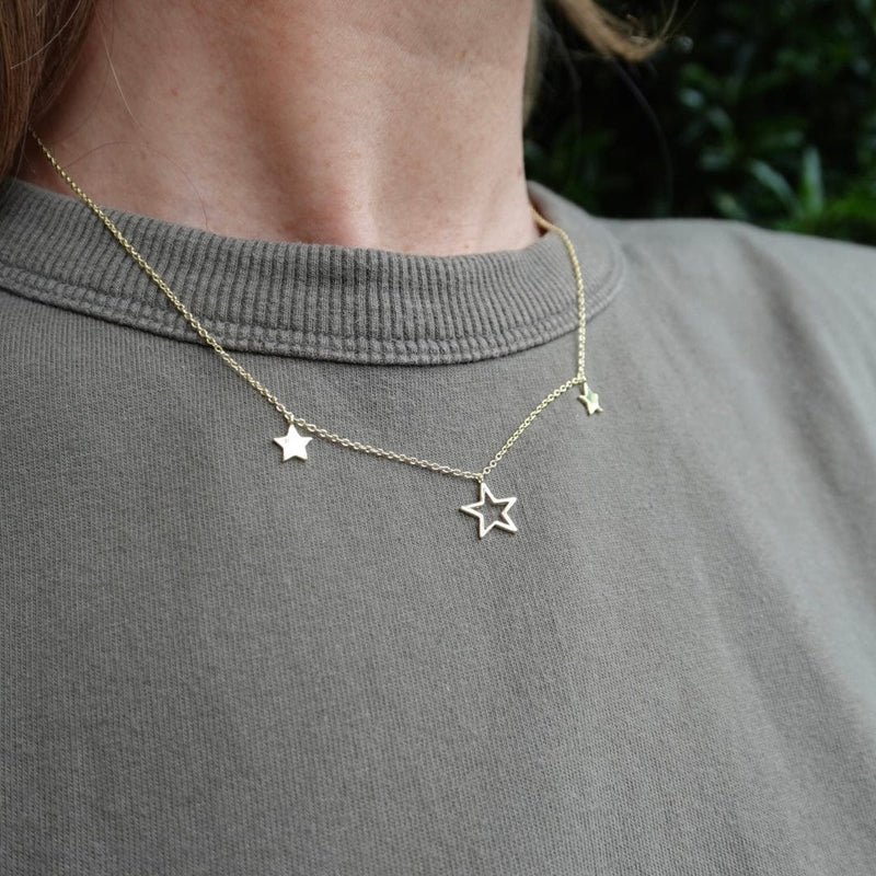 Loulerie Triple Star Necklace