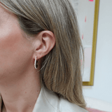 Joanna Laura Constantine Mini Pearl Wave Earrings