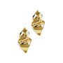 Alexis Bittar Crumpled Metal Post Earrings