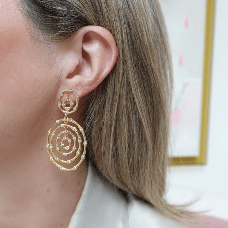 Joanna Laura Constantine Dangling Multi Wave Earrings