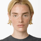 Lie Studio Gold Ruby Earrings