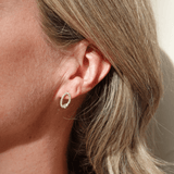 Loulerie Crystal Oval Studs