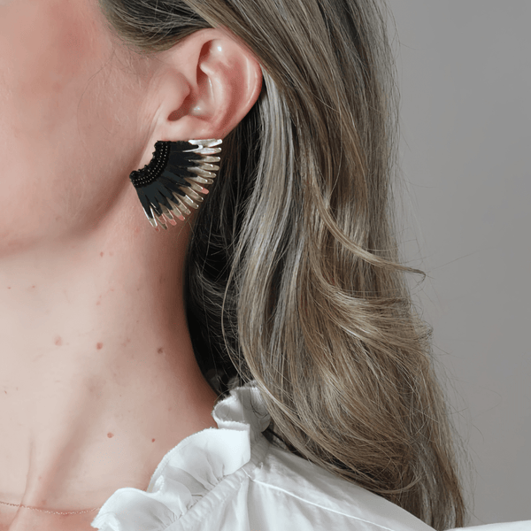 Mignonne Gavigan Black Mini Madeline Earrings