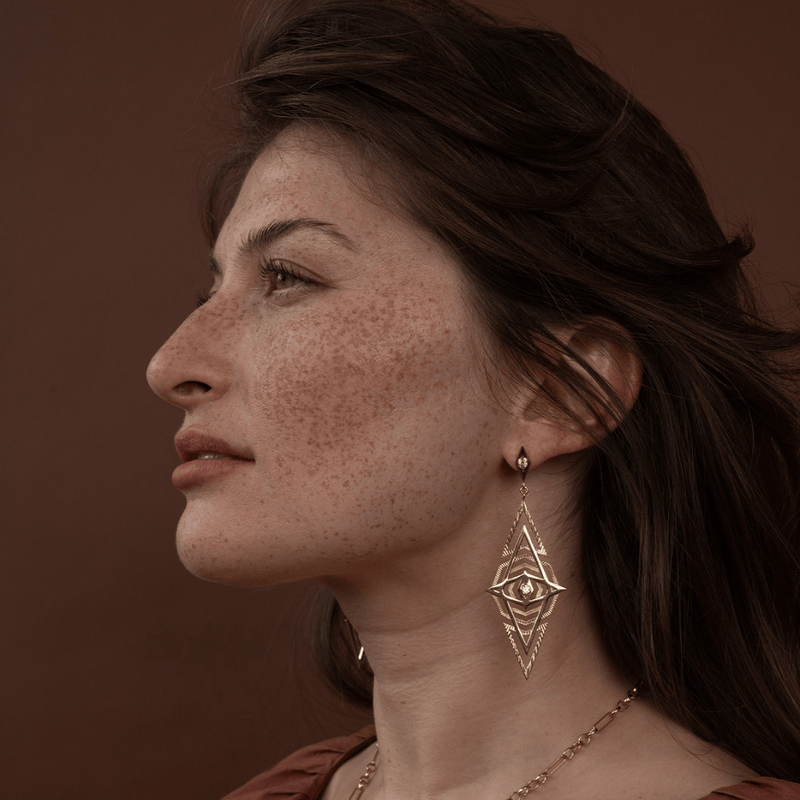 Zoe & Morgan Volcano Earrings