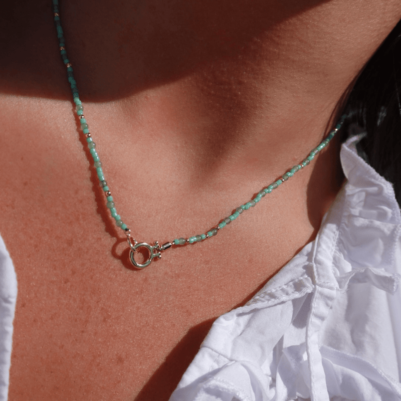 Gorjana Aventurine Poppy Gem Necklace