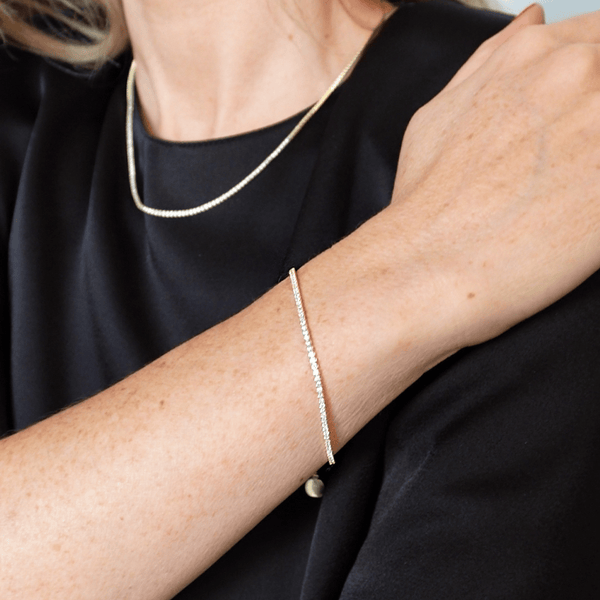 Loulerie Crystal Tennis Bracelet