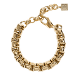 Pearl Octopuss.y Gold Big Box Chain Bracelet