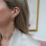 Joanna Laura Constantine Long Feminine Wave Earrings