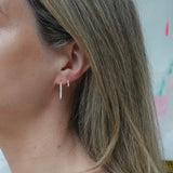 Loulerie Rectangular Crystal Huggies