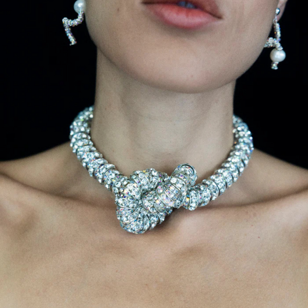 Pearl Octopuss.y Knot Choker