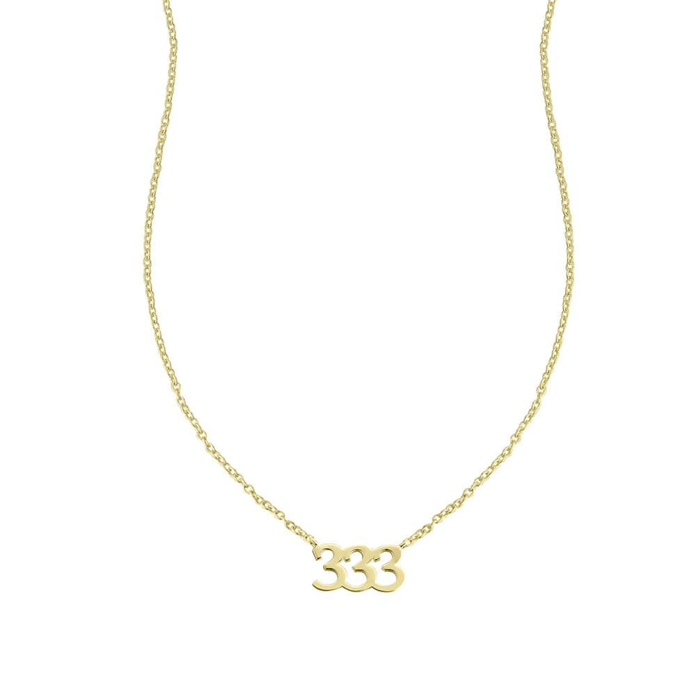 Loulerie Angel Number 333 Necklace