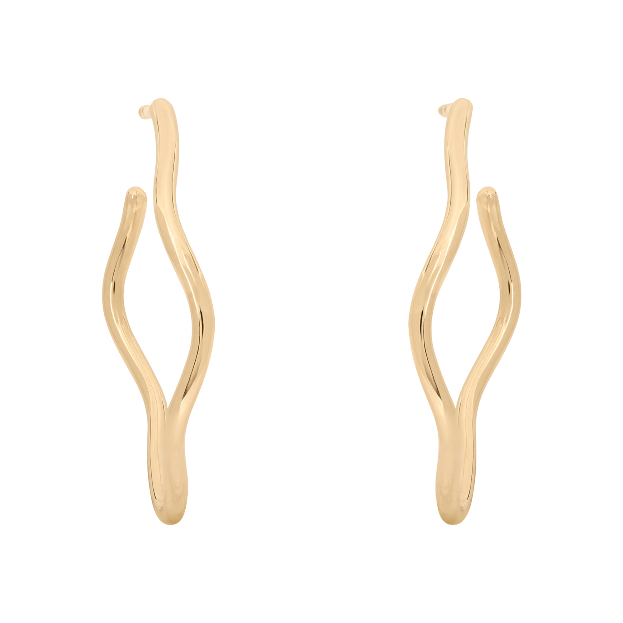 Louise Petersen 25mm Wave Hoops