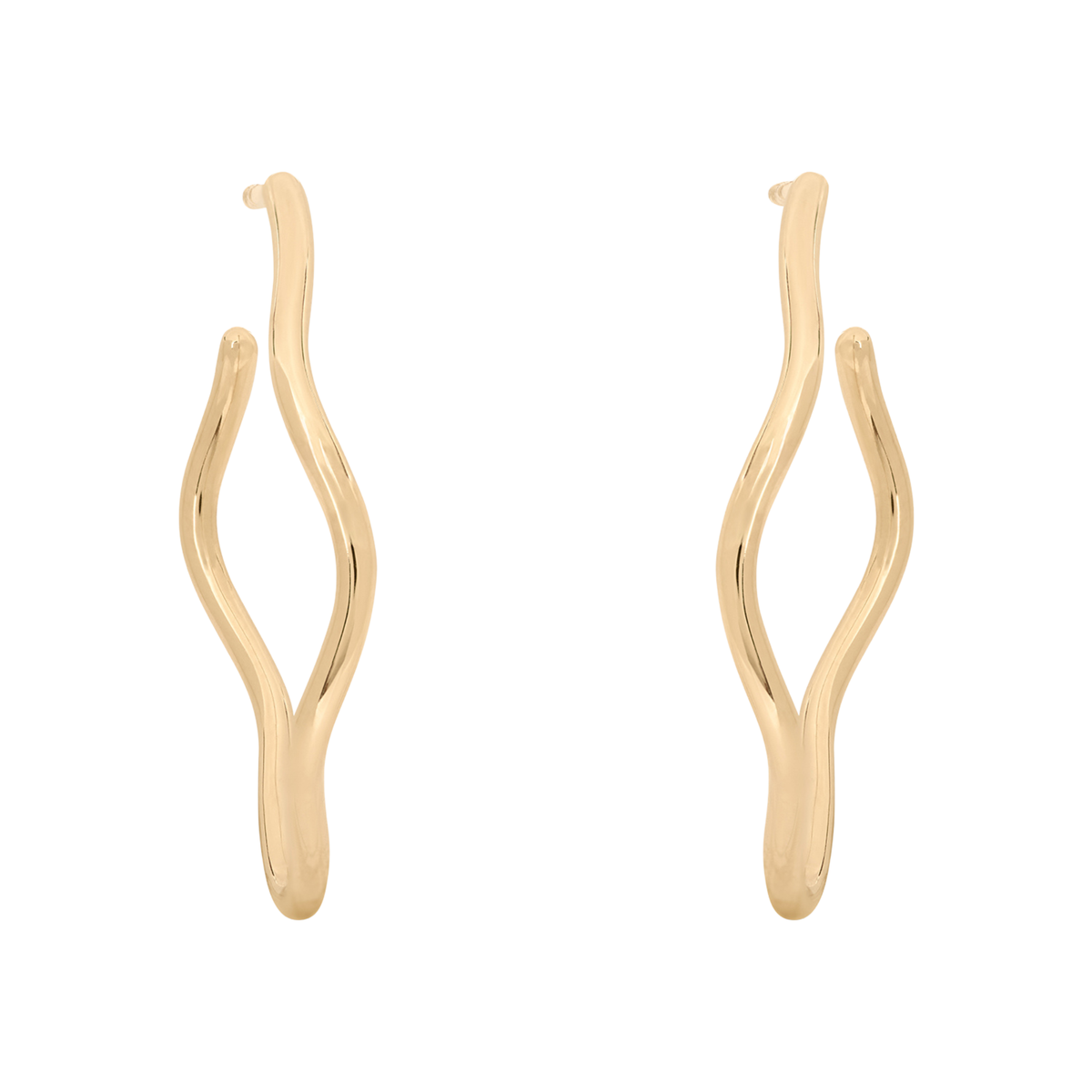 Louise Petersen 25mm Wave Hoops