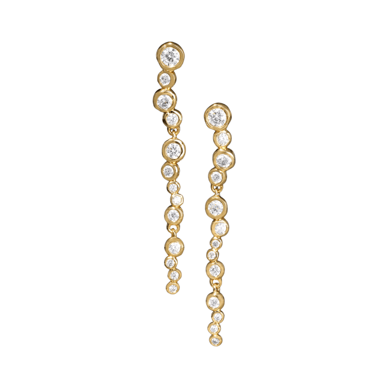 Alexis Bittar Asterales Gold Cascading Earrings