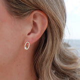 Loulerie Crystal Oval Studs
