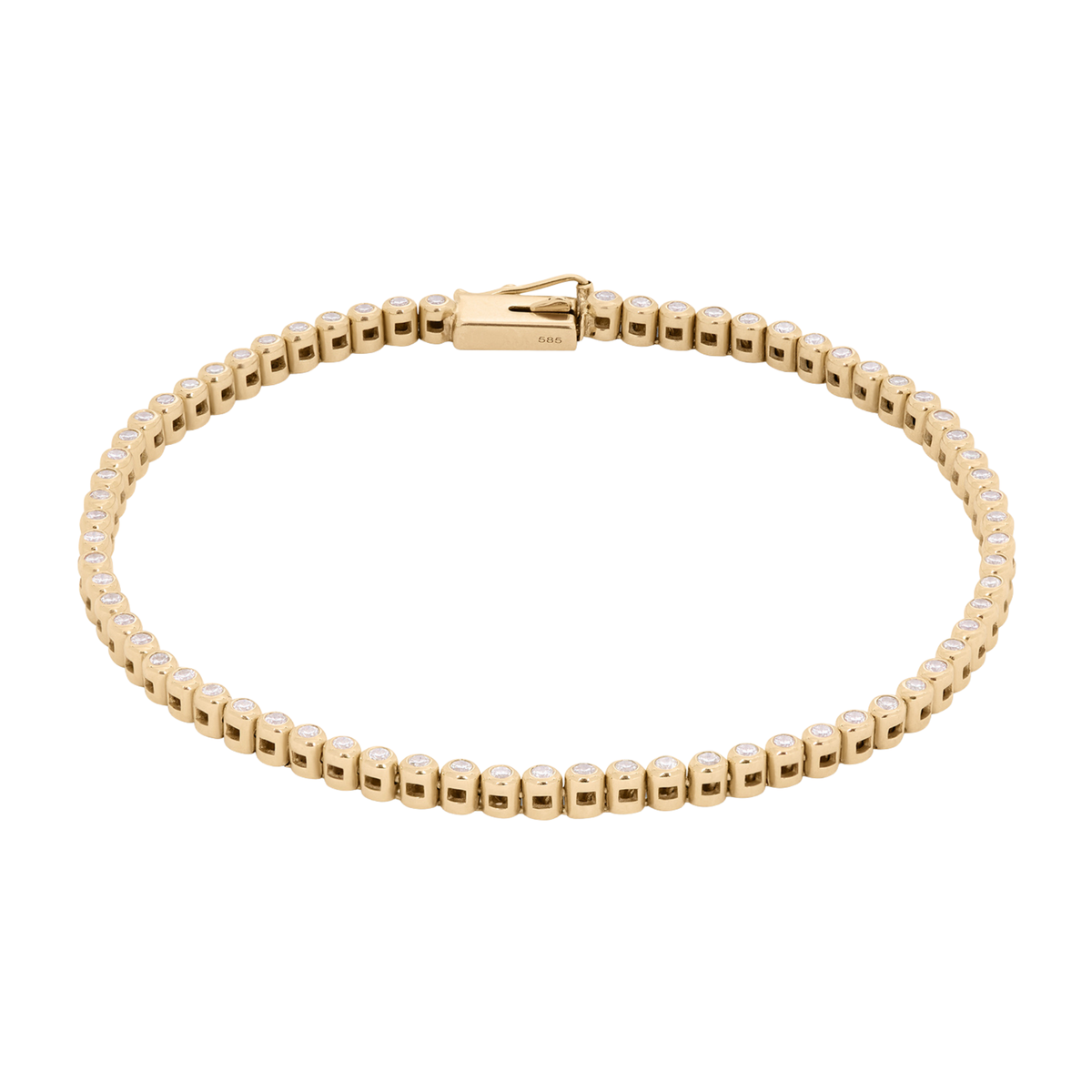 Louise Petersen Diamond Bezel Tennis Bracelet