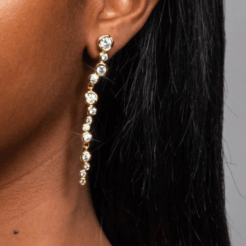 Alexis Bittar Asterales Gold Cascading Earrings