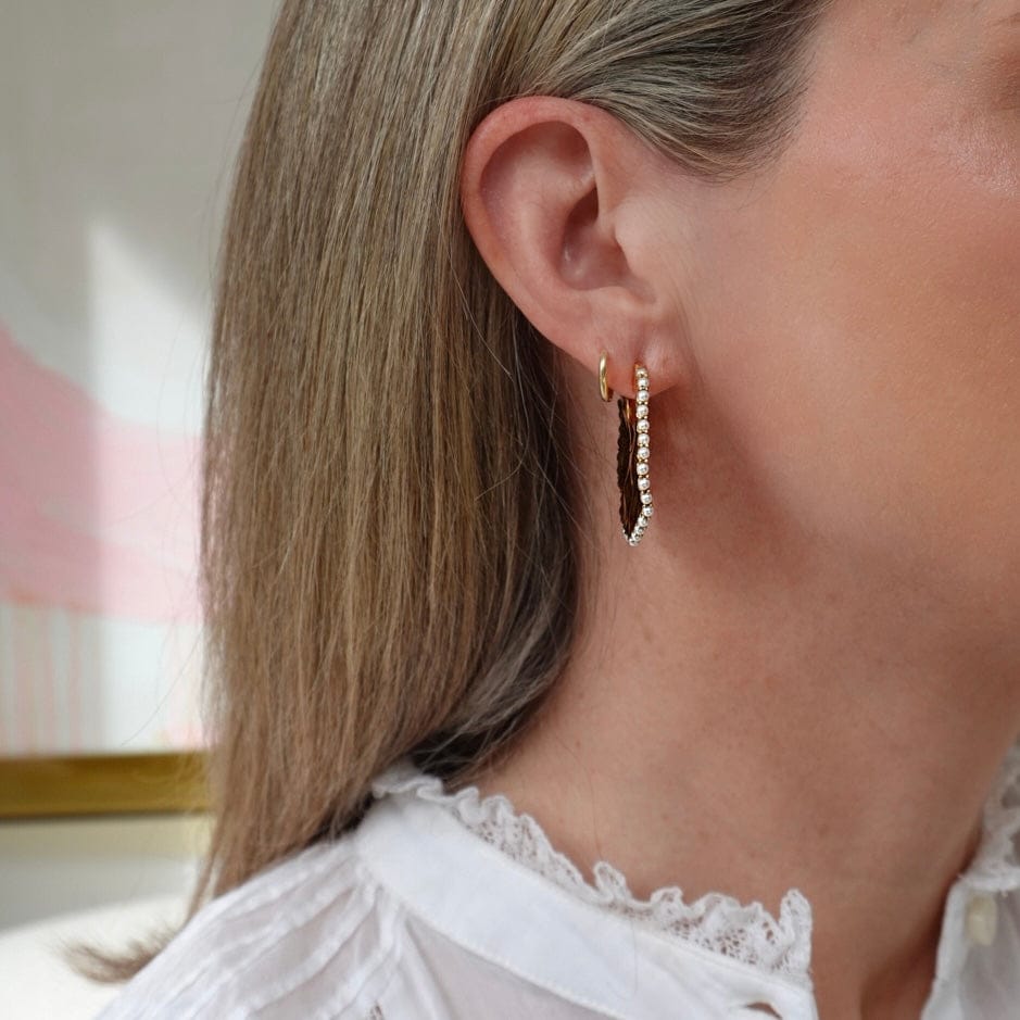 Joanna Laura Constantine Large Pearl Wave Earrings