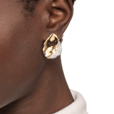 Alexis Bittar Solanales Crystal Petal Post Earrings