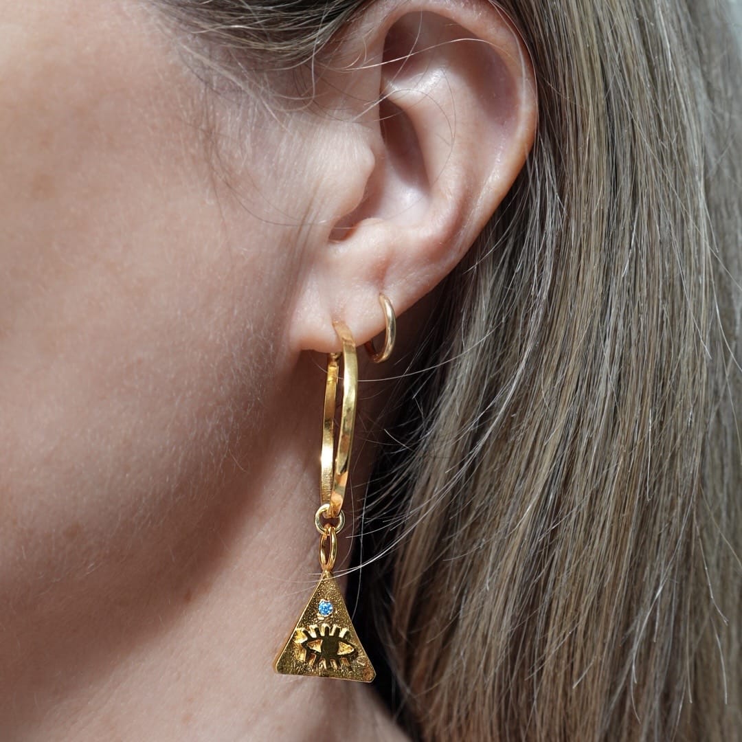 Hermina Athens Kressida Pyramis Small Hoops