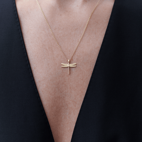 Loulerie Gold Dragonfly Charm