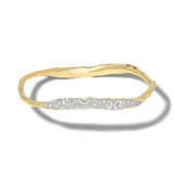 Alexis Bittar Solanales Gold Crystal Skinny Bangle Bracelet