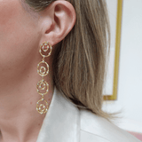 Joanna Laura Constantine Long Feminine Wave Earrings