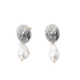 Pearl Octopuss.y Silver Aurora Studs