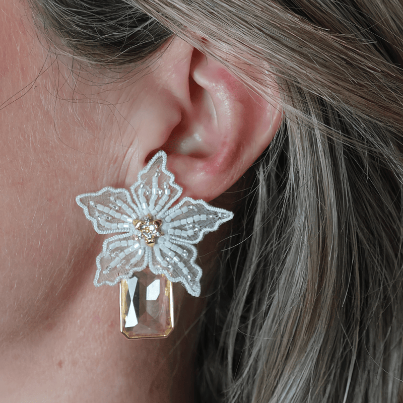 Mignonne Gavigan White Lucia Earrings