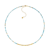 Perle de Lune Apatite Choker Bar Necklace