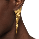 Alexis Bittar Molten Gold Cascading Post Earrings