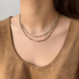 Perle de Lune Apatite Choker Bar Necklace