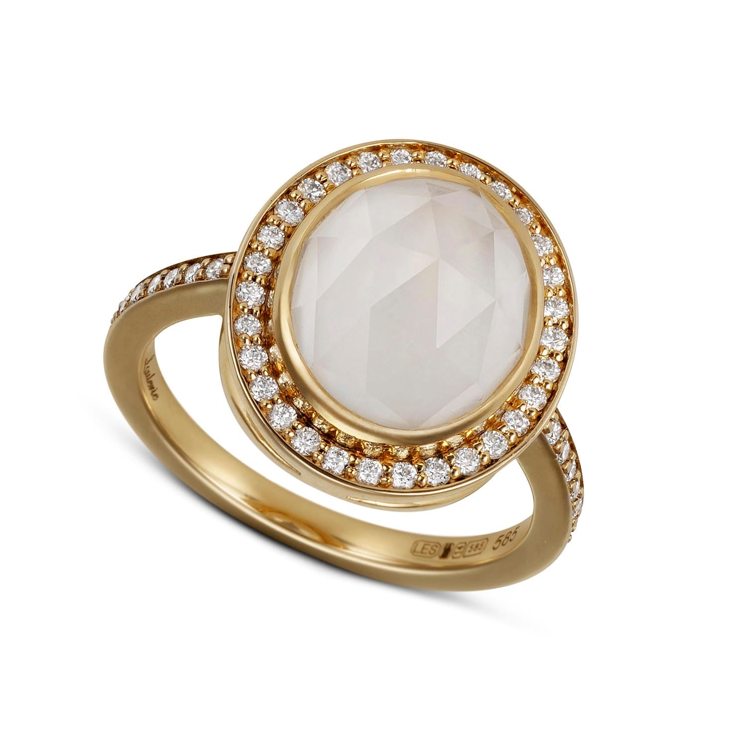 Loulerie Rainbow Moonstone Ring