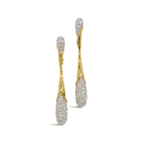 Alexis Bittar Solanales Linear Crystal Teardrop Earrings