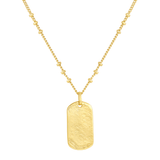 Gorjana Gold Griffin Dog Tag Necklace