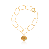 Hermina Athens Oval Statement Mini Kressida Charm Bracelet
