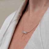 Loulerie Diamond Dragonfly Necklace