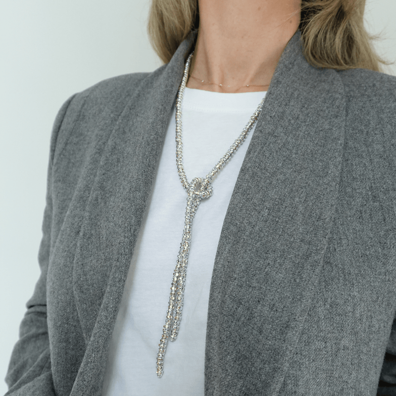 Pearl Octopuss.y Silver Skinny Serpent Chain