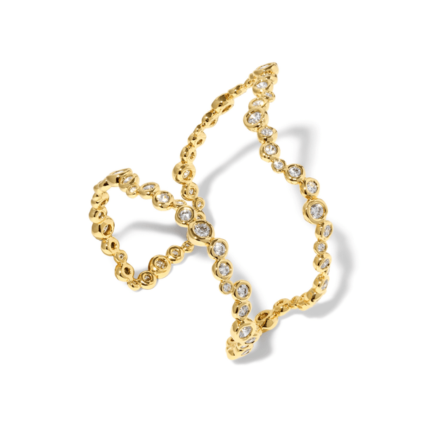 Alexis Bittar Asterales Gold open Wave Cuff