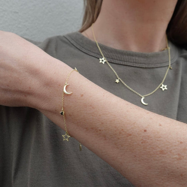 Loulerie Moon and Star Bracelet