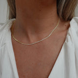 Loulerie Crystal Tennis Necklace