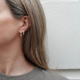 The Loulerie Lumière Crystal Hoops 12mm