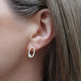 Loulerie Crystal Oval Studs