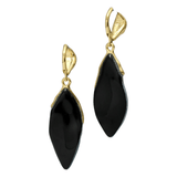 Alexis Bittar Metallic Sky Luminous Lucite Petal Lever Back Earrings