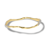 Alexis Bittar Solanales Gold Crystal Skinny Bangle Bracelet
