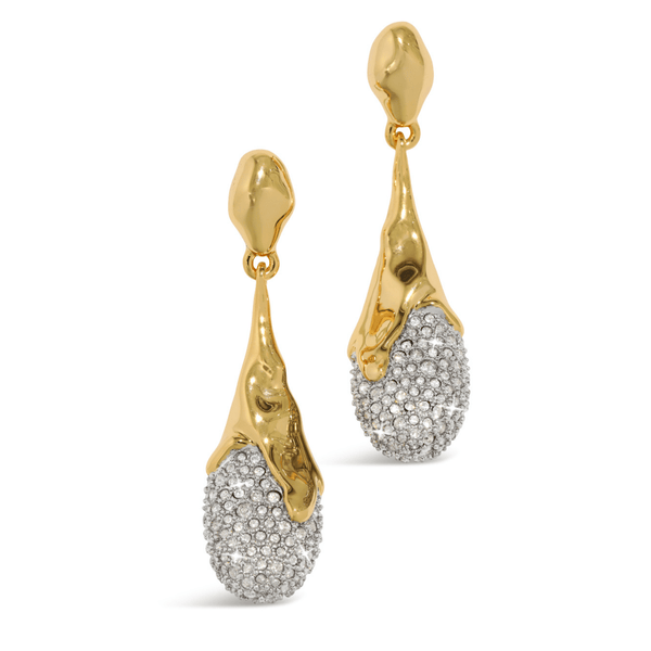 Alexis Bittar Solanales Crystal Teardrop Earrings