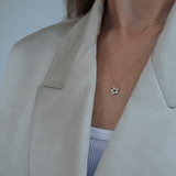 Loulerie 8mm Diamond Open Star Necklace