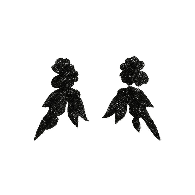 A.B. Ellie Maj Black Drop Earrings