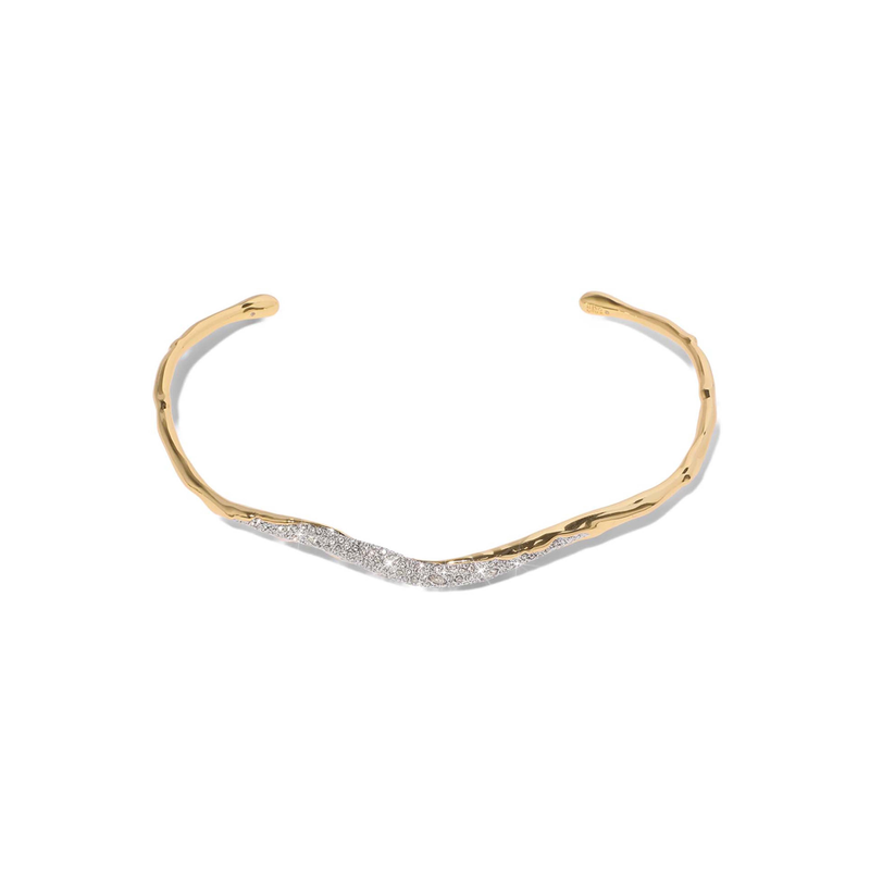 Alexis Bittar Solanales Gold Crystal Skinny Collar